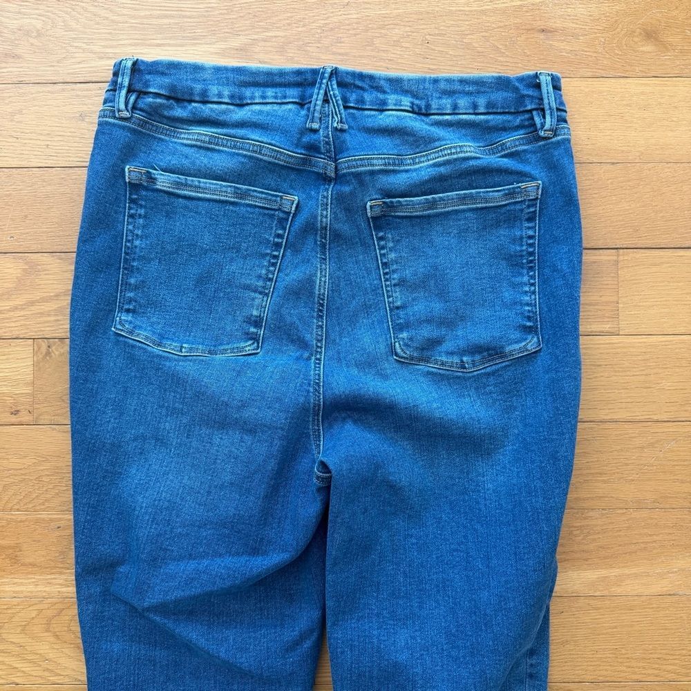 Good American Pull On Power Stretch Straight Leg Jeans Women 5 Plus Size 2X - Picture 11 of 14